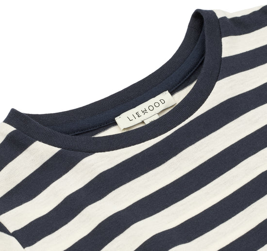 Liewood Lima Dress - Stripe Classic Navy / Creme de la Creme