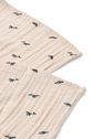Liewood Lewis Muslin Cloth 2-pack - Mini Whale / Sandy