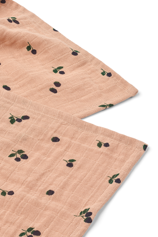 Liewood Lewis Muslin Cloth 2-pack - Mini Berry / Pale Tuscany