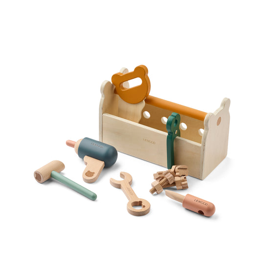 Liewood Luigi Tool Set - Green Garden Mix