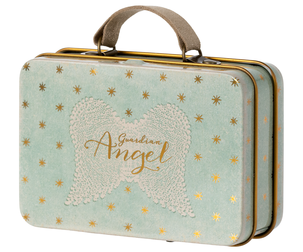 Maileg Angel Mouse in Suitcase, Little Sister