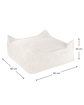 Wigiwama Square Ottoman - Marshmallow