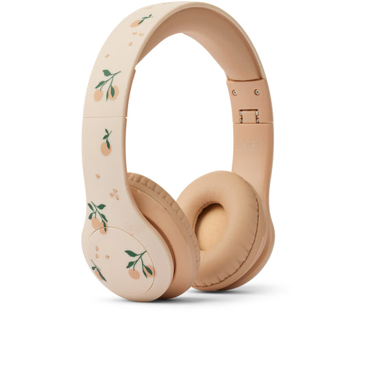 Liewood Quinn Wireless Headphones - Peach / Sea Shell