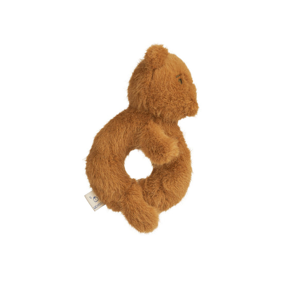 Liewood Romain Bear Rattle - Golden Caramel
