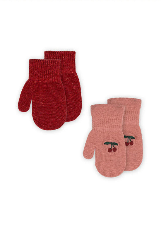 Konges Sløjd 2-pack Mittens - Mix Pack