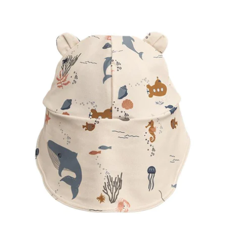 Liewood Senia Sun Hat - Sea Creature / Sandy