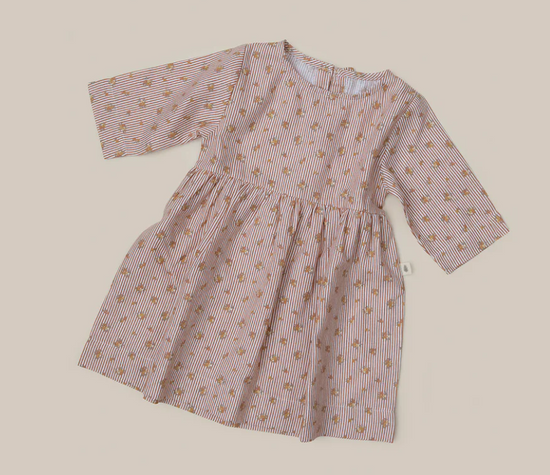 Kattan Linen Floral Dress