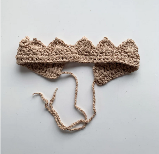 Gooseberry Fool Handmade Crown Accessory - Sand