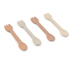 Liewood Jan 2 in 1 Cutlery 4-pack - Rose Multi Mix