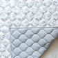 The Gilded Bird Baby Quilted Playmat - Lovely Leaves Grey