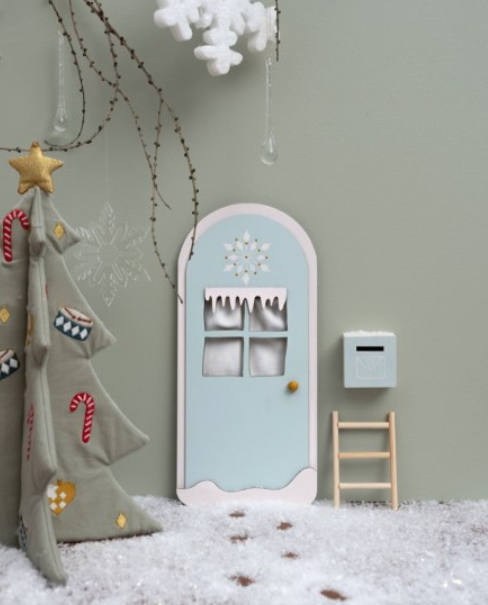 Fabelab Christmas Elf Door - Foggy Blue