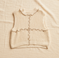 Claude & Co Knit Tank Vest - Chalk