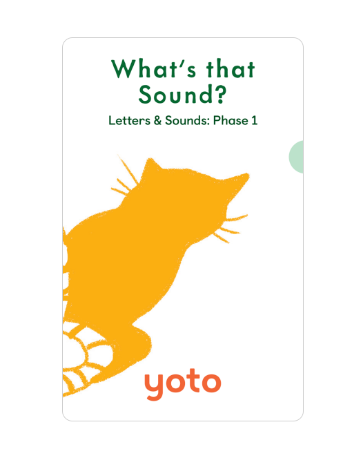 Yoto Phonics: Letters & Sound, Phase 1