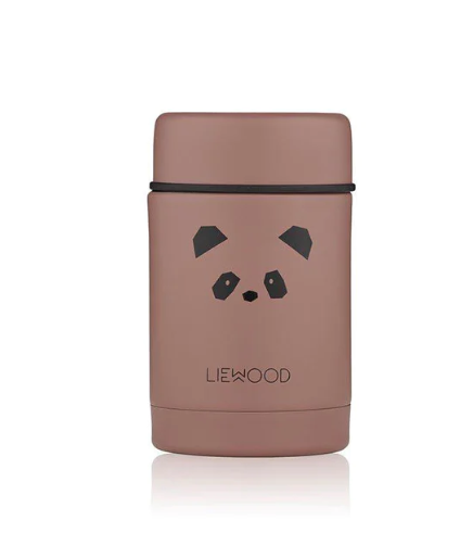 Liewood Nadja Food Jar - Panda / Dark Rose Mix