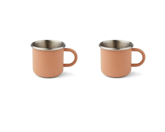 Liewood Tommy Cup 2-pack - Tuscany Rose