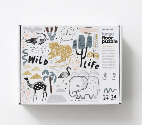 Wee Gallery Large Floor Puzzle - Wild Life