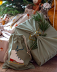 Fabelab Fabric Gift Wrap 2-pack - Diamond / Eucalyptus
