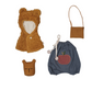 Fabelab Doll Clothes Set - Bear Cape