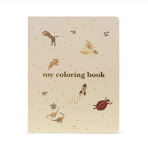 Konges Sløjd Colouring Book - Off-White