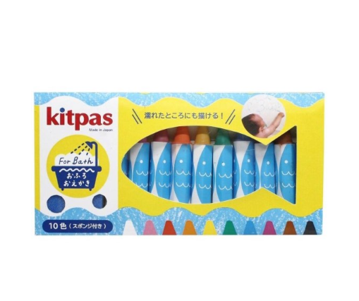 Kitpas Bath Crayons 10-pack