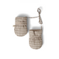 Garbo & Friends Winter Baby Mittens - Checks Olive