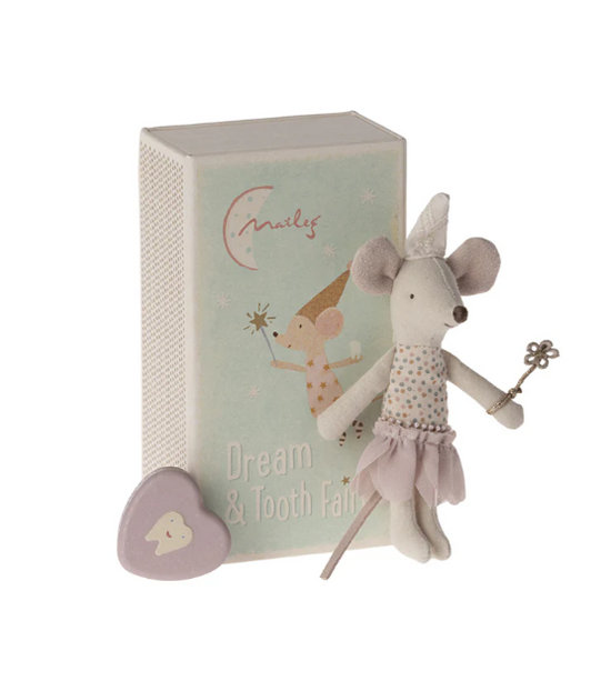 Maileg Tooth Fairy Mouse in Matchbox - Little Sister