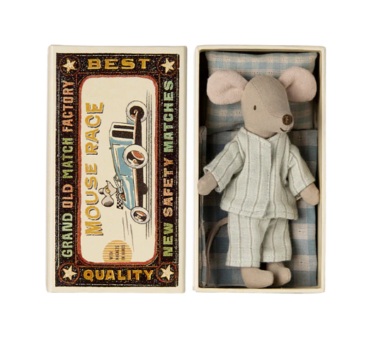 Maileg Big Brother Mouse in Matchbox