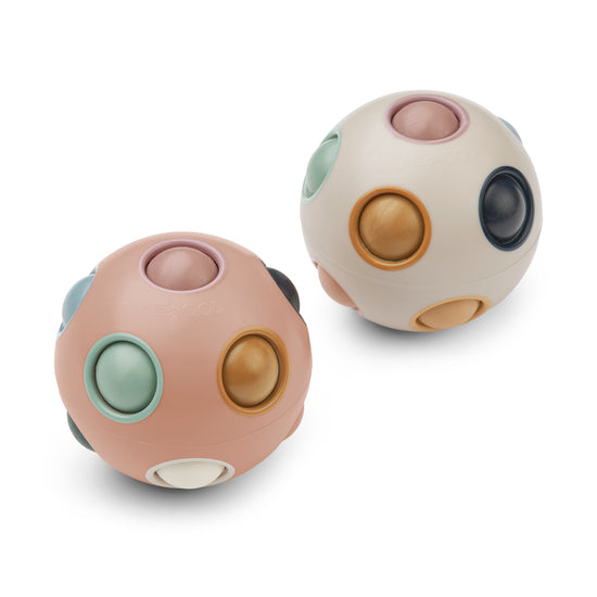 Liewood Solene Puzzle Ball 2-pack - Pale Tuscany Multi Mix