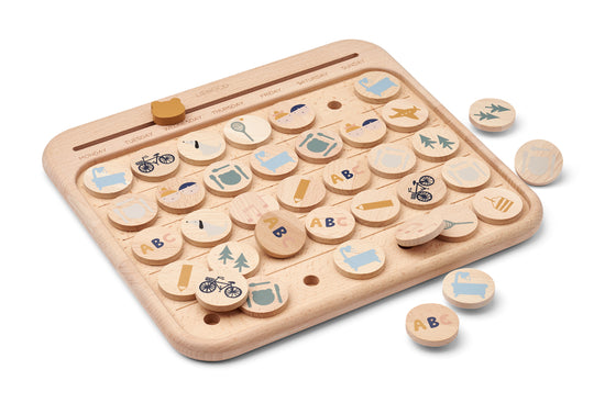 Liewood Tao Calendar Activity Board - Faune Green Multi Mix