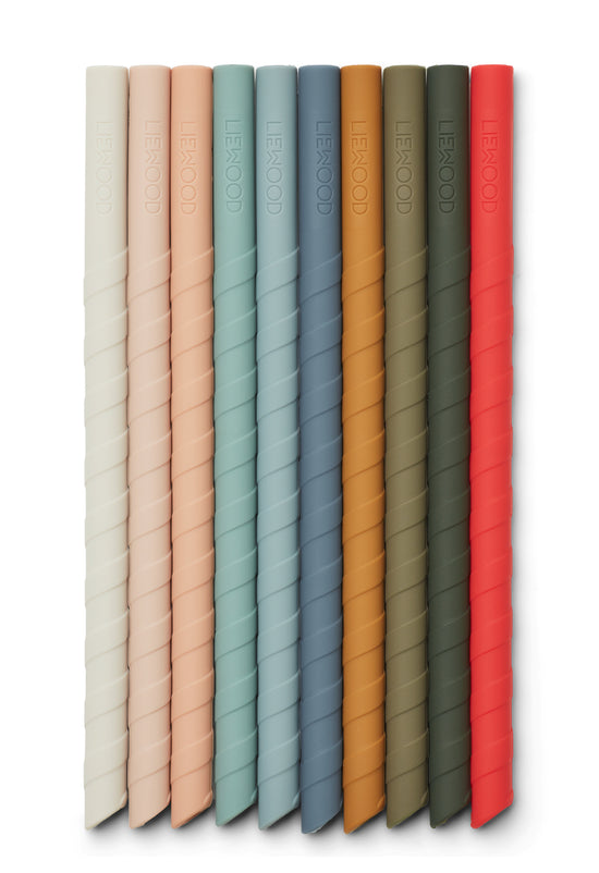 Liewood Timoti Straw 10-pack - Multi Mix