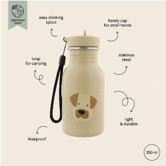 Trixie Water Bottle 350ml Mr.Dog