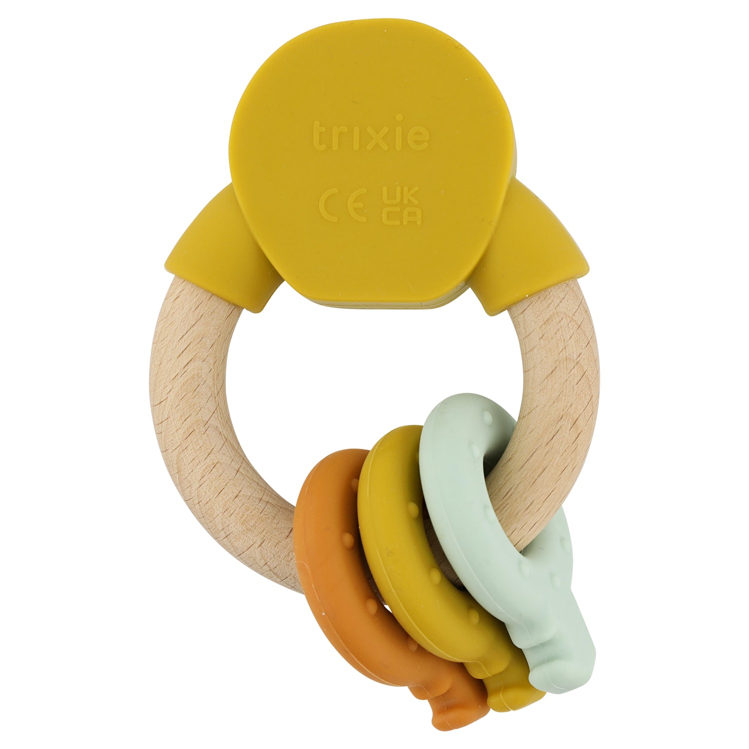 Trixie Wooden Silicone Activity Ring  Mr.Lion