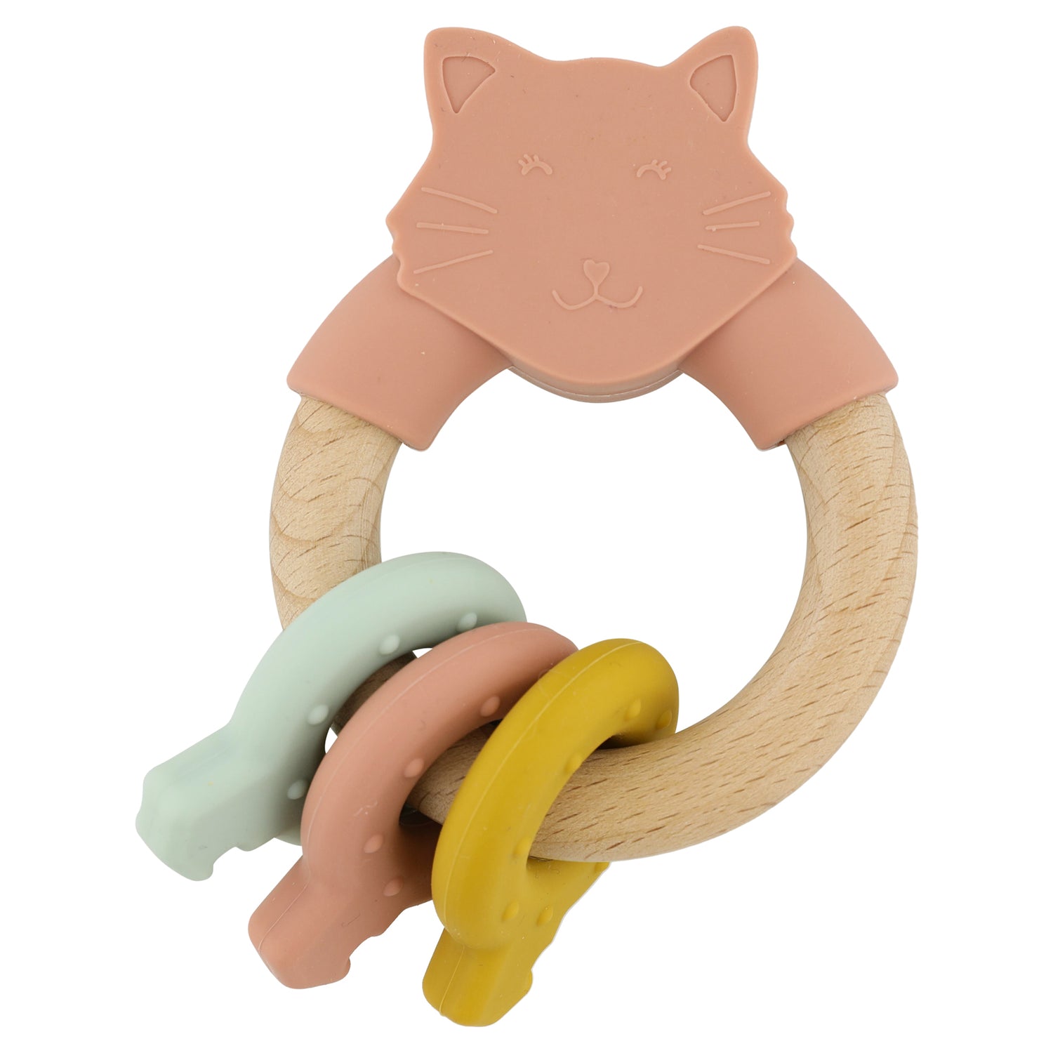 Trixie Wooden Silicone Activity Ring  Mrs.Cat