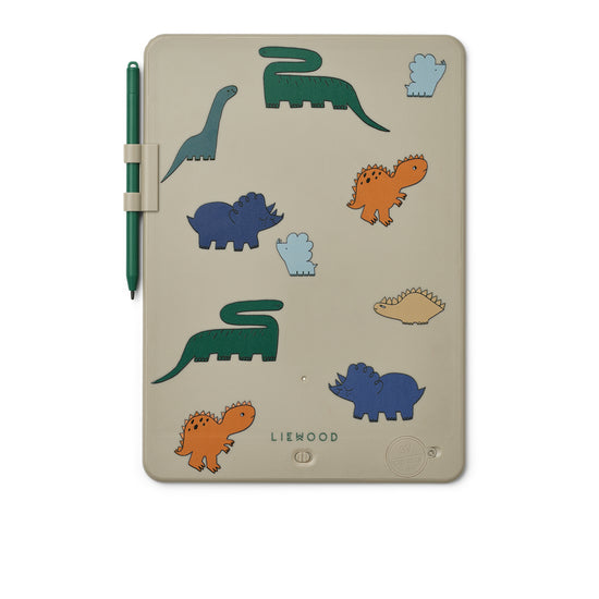 Liewood Zora LCD Drawing Board - Dinosaurs / Mist