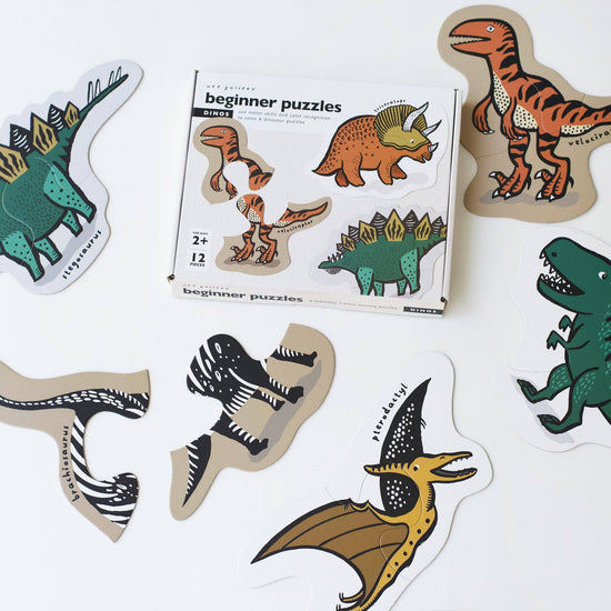 Wee Gallery Beginner Puzzles - Dinos