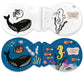 Wee Gallery Shaped Bath Book - Fish & Friends