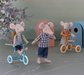 Maileg Tricycle Mouse - Big Brother with Bag