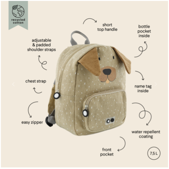 Trixie Backpack Mr.Dog