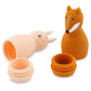 Trixie Squeezy Animals Bath Toys - Mrs. Rabbit & Mr. Fox