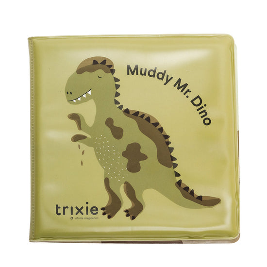 Trixie Colour Changing Bath Book - Muddy Mr. Dino