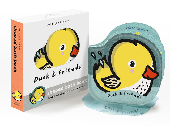 Wee Gallery Shaped Bath Book - Duck & Friends