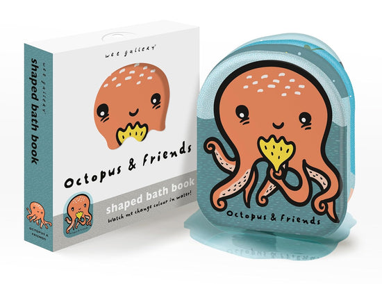 Wee Gallery Shaped Bath Book - Octopus & Friends