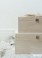 New Baby Wooden Baby Gift Box - Large - Fox & Bramble, gift box, Fox & Bramble