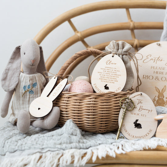 Personalised Cut Out Easter Basket Tags
