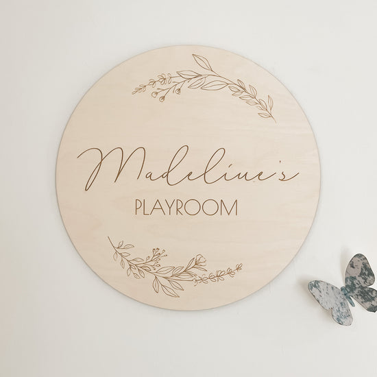 Custom Name Plaque - Fox & Bramble, Baby Milestones/Plaques, Fox & Bramble