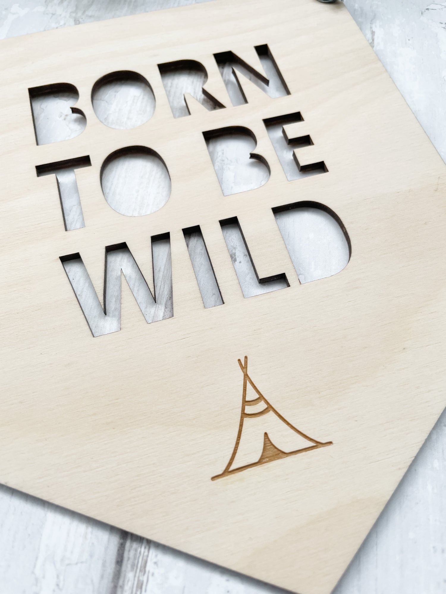 Born To Be Wild Wall Hanging - Fox & Bramble, F+B Flag Hangings, Fox & Bramble