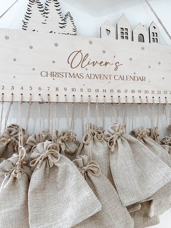 Personalised Wooden Advent Calendar