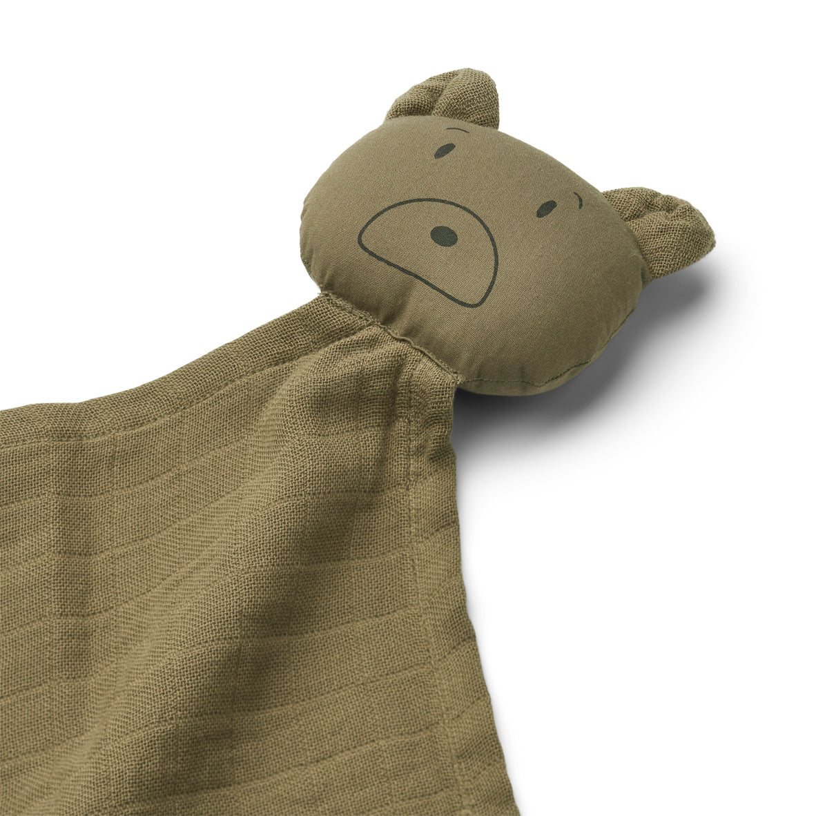 Liewood Robbie Multi Muslin Cloth - Mr Bear Khaki - Liewood, Comfort, Fox & Bramble