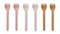 Liewood - Selena Fork 6-Pack - Rose - Liewood, Tableware, Fox & Bramble