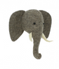 Fiona Walker Elephant Head with Trunk Up - Medium - Fiona Walker, Fiona Walker, Fox & Bramble